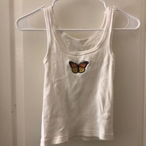 Brandy Melville embroidered tank top